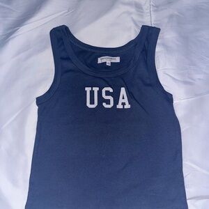 Grayson Threads Blue USA Tank Top